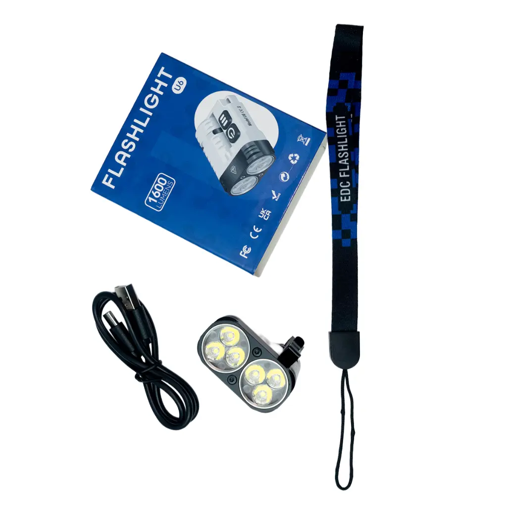LINTERNA LED Boruit U6 1600 Lumens miniatura 7