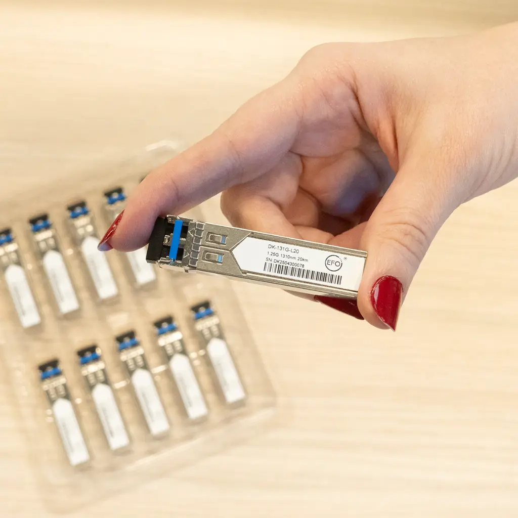 MÓDULO SFP EFO 20km, 1.25Gb/s, LC DUPLEX, 1310nm miniatura 5